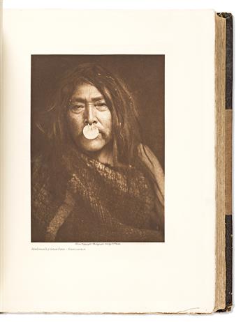 (NATIVE AMERICANS.) Edward Sheriff Curtis. The North American Indian. Volume X - The Kwakiutl.